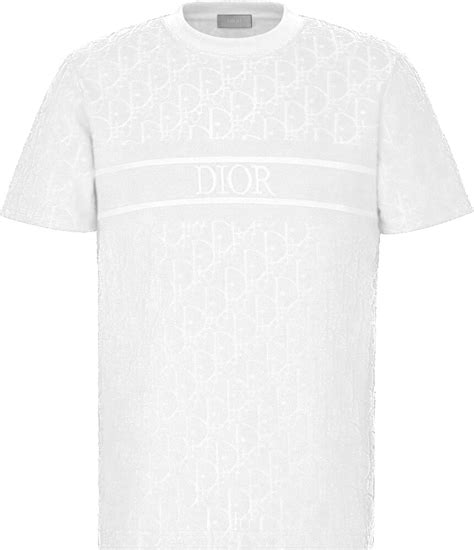 Dior White Terry Logo